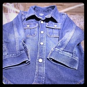Super Stylish Gap Denim Baby Shirt